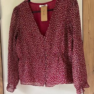 Madewell Overture Top in Ditsy Flowers small